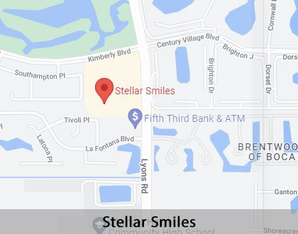 Map image for Emergency Dentist in Boca Raton, FL